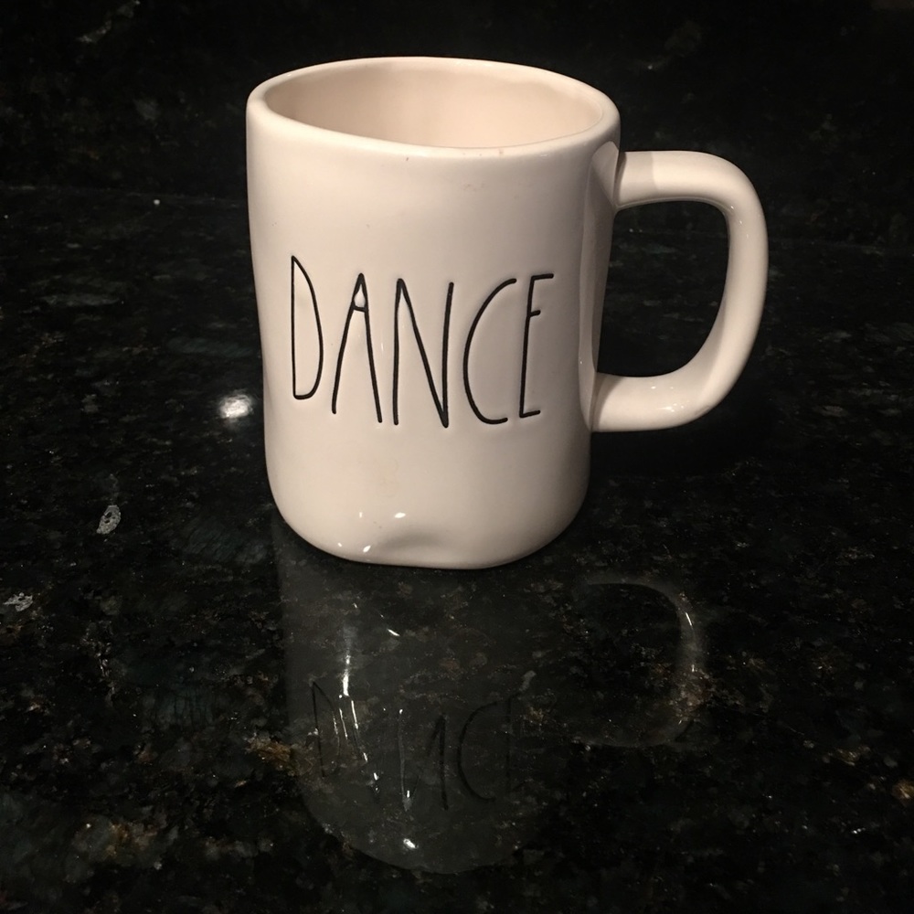 Rae Dunn DANCE coffee mug